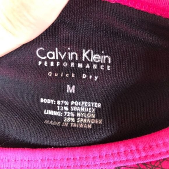 CALVIN KLEIN Spaghetti Strap Athletic Top Size Medium - Picture 2 of 6